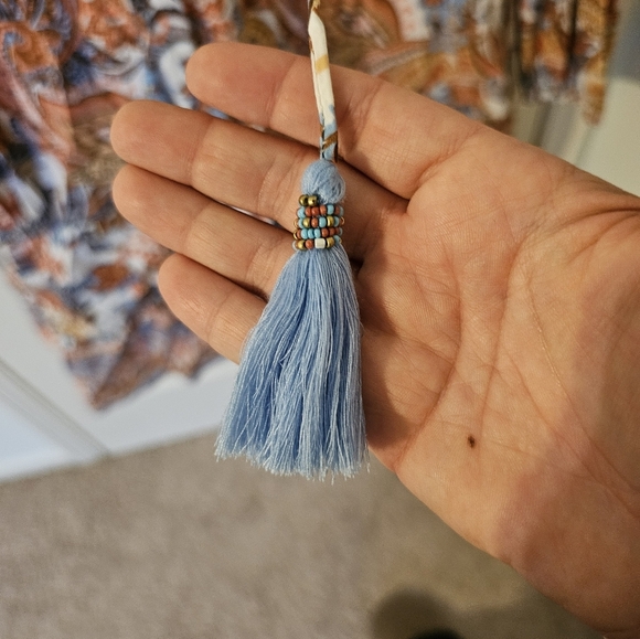 Soft Surroundings Sadie Short Dress Coral Paisley - size estimate M/L - Picture 4 of 8